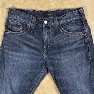 Men's Silver Gordie Blue Jeans W34 L30